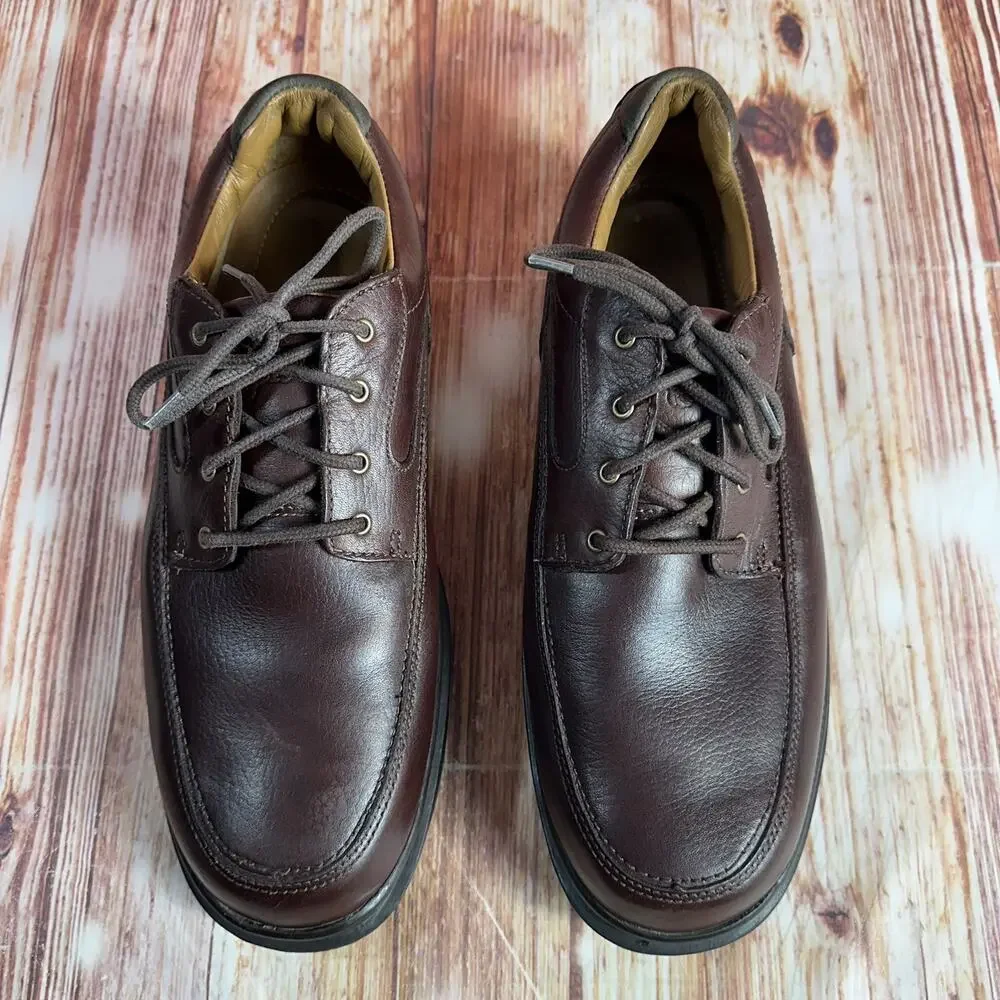 Red Wing 8637 Mens Size 11 D Brown Leather Slip Resistant EH Oxford Work Shoes